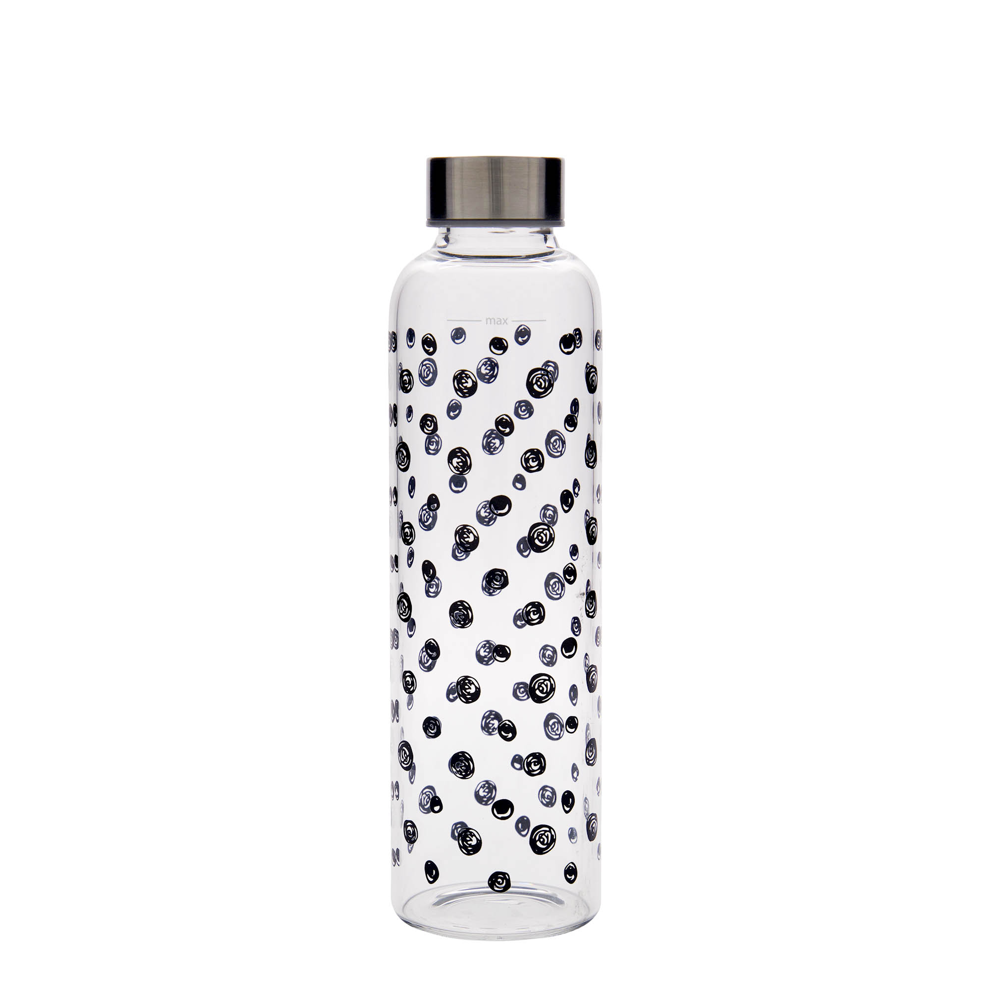 500 ml drinking bottle 'Perseus - Black Dots', opening: screw cap 500 ml drinking bottle 'Perseus - Black Dots', opening: screw cap