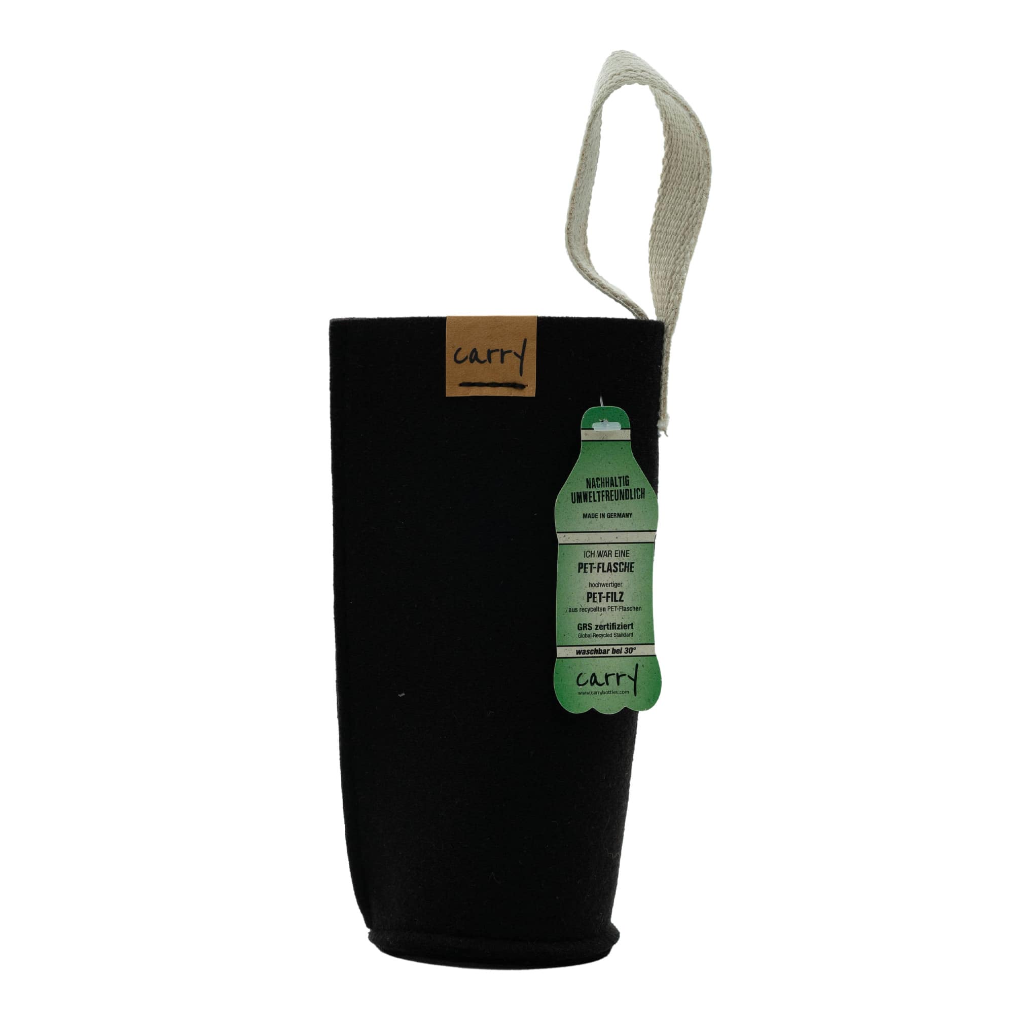 CARRY Sleeve, textile, black