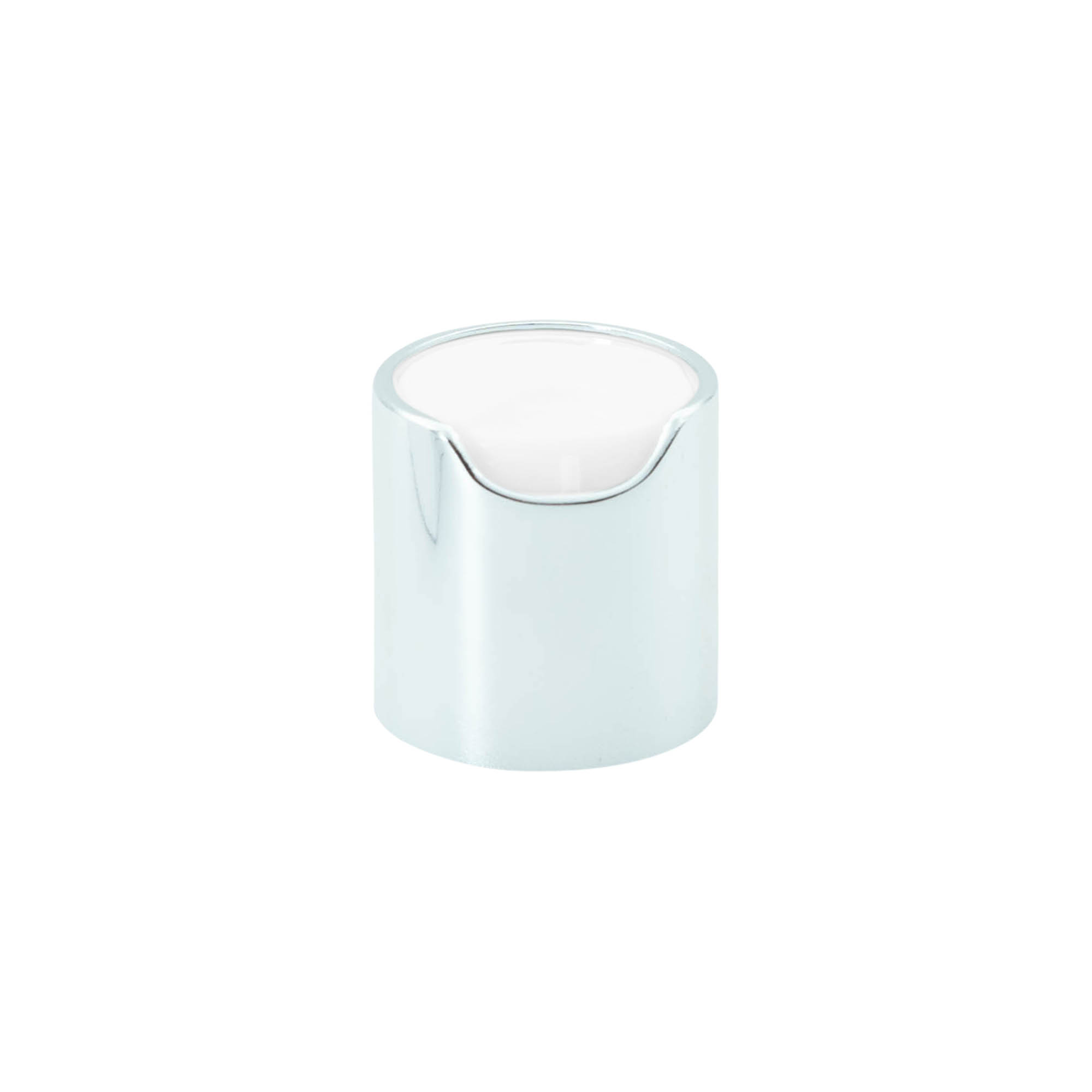 Screw cap Disc Top, PP plastic, silver, for opening: 24/410 Screw cap Disc Top, PP plastic, silver, for opening: 24/410