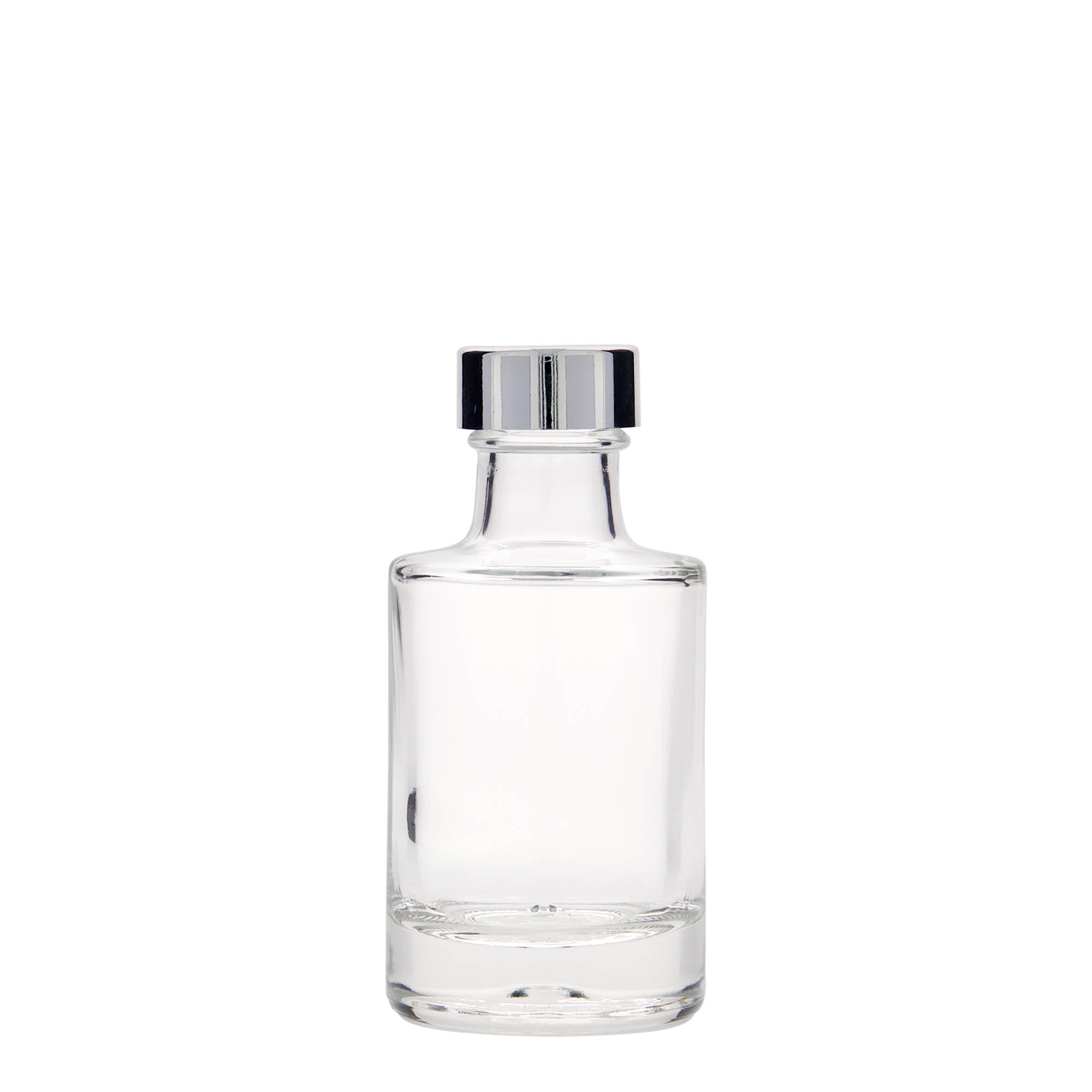 100 ml glass bottle ‘Aventura’, opening: GPI 28 100 ml glass bottle ‘Aventura’, opening: GPI 28